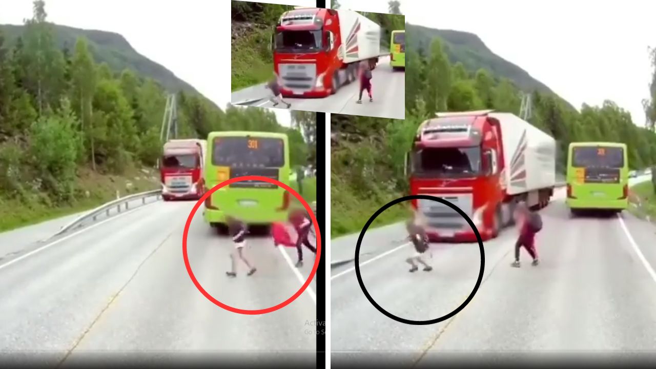 Video: Split-second decision saves life