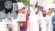 Punjab: Supporters of former Congress MLA Kulbir Singh Zira stage protest after his arrest