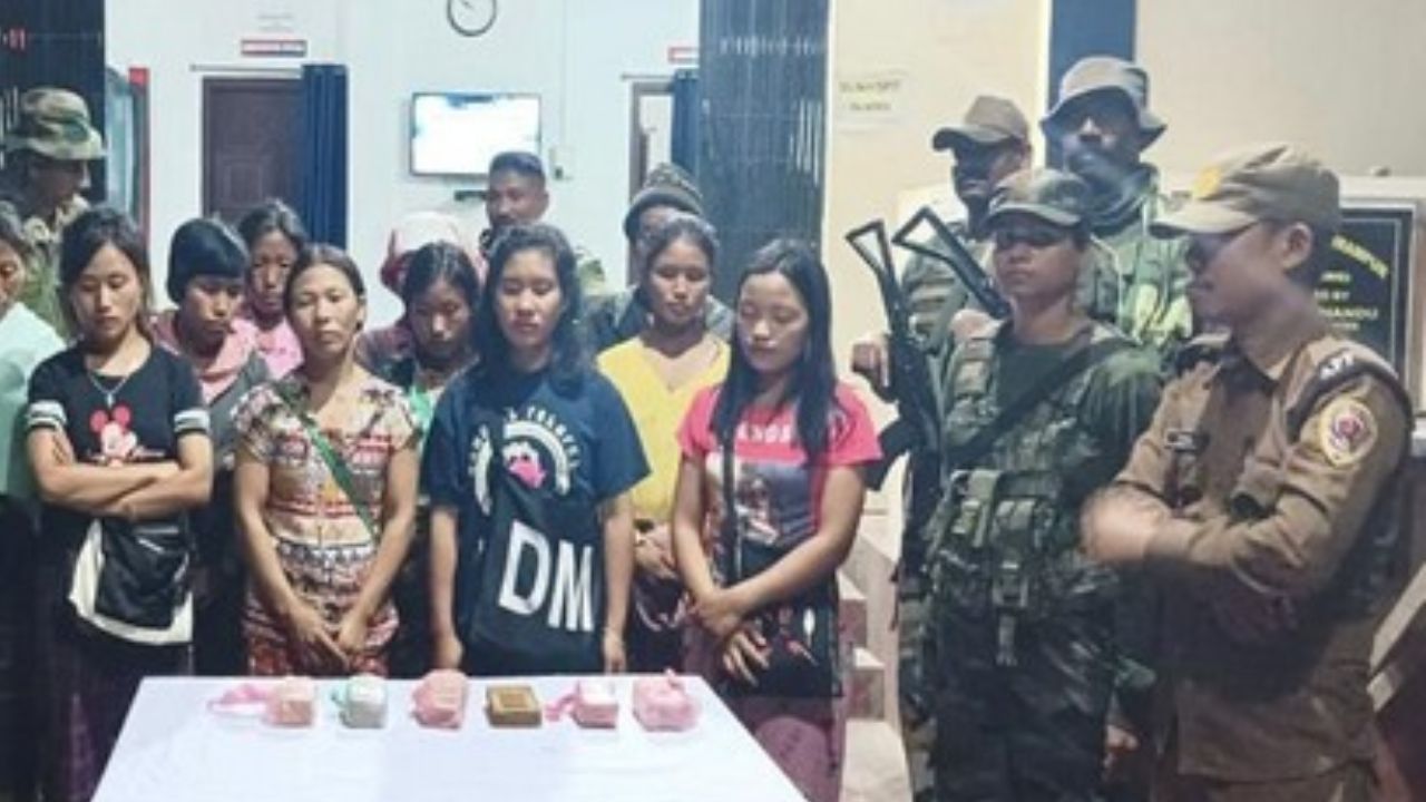 Assam Rifles apprehends four women Burmese drug traffickers