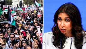 UK Home Secretary calls pro-Palestine rallies 'hate marches'