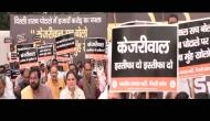 Delhi Liquor Scam: BJP workers demand resignation of CM Kejriwal