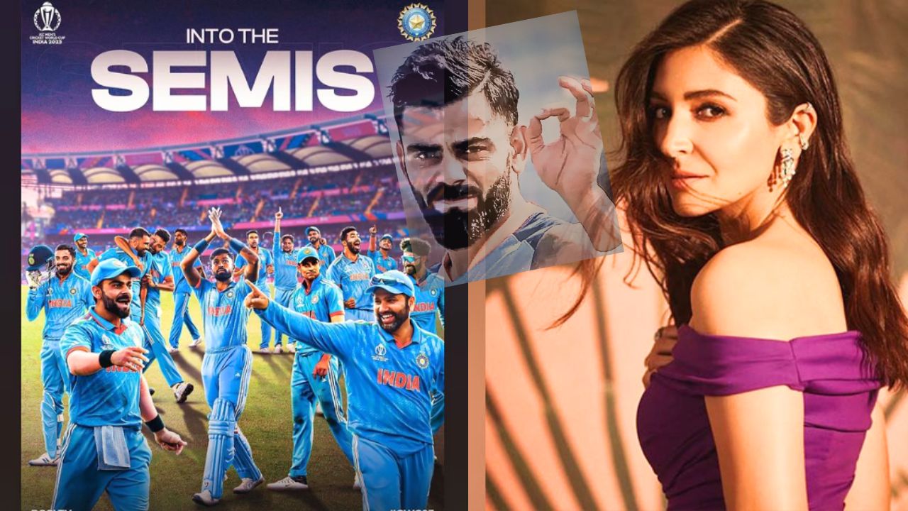 Anushka Sharma cheers for Indian team as it secures place in semi-finals of World Cup 2023