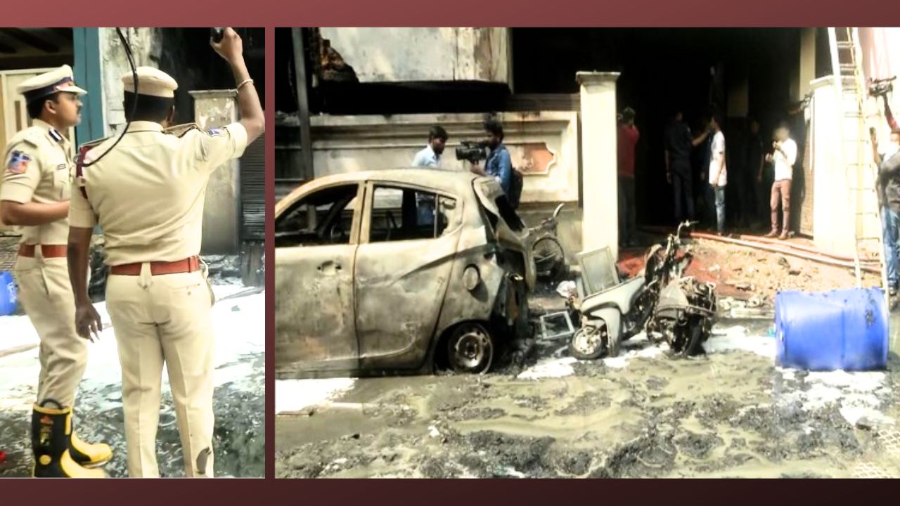 Telangana: 6 dead, 3 injured as massive fire engulfs godown in Hyderabad