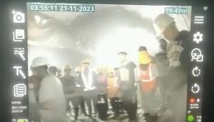 First visuals of workers trapped at Silkyara tunnel 