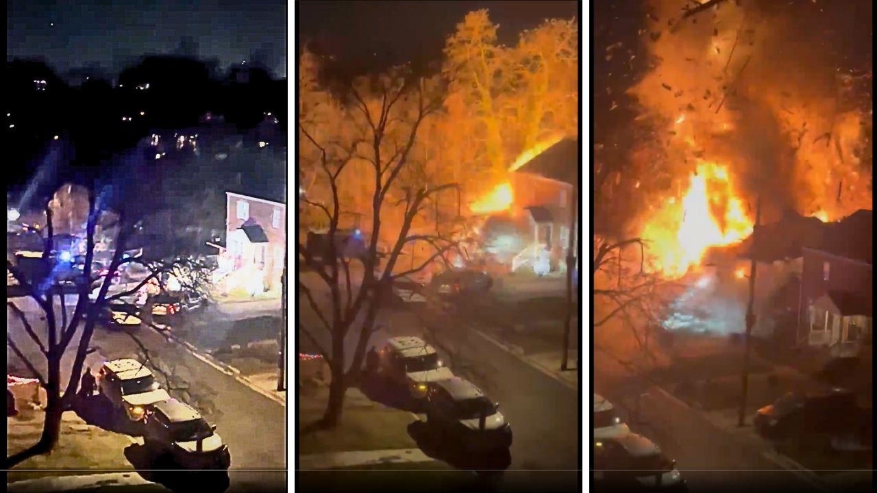 US: Massive explosion at house in Arlington 