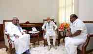 PM Narendra Modi meets HD Deve Gowda