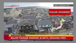 7.5 magnitude earthquake rocks central Japan, tsunami warning issued