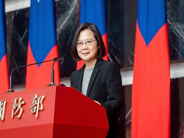Taiwan's President Tsai Ing-wen casts vote