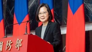 Taiwan's President Tsai Ing-wen casts vote