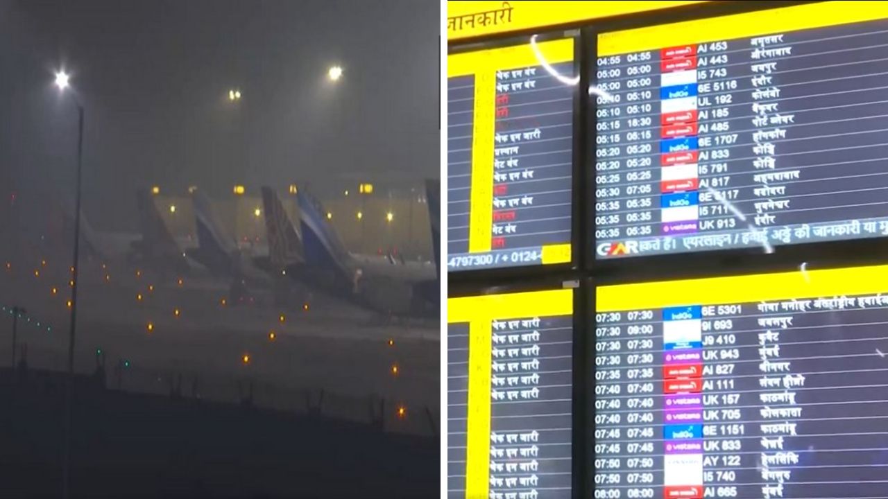 Dense fog spurs travel woes in Delhi, around 30 flights and trains delayed