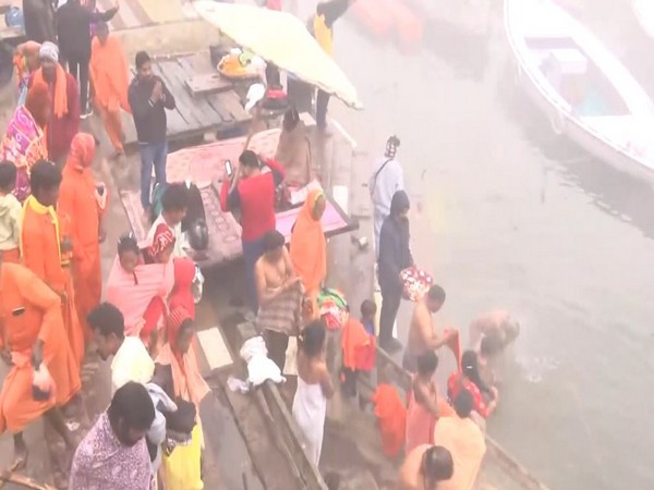 Devotees take holy dip in Ganga river at Varanasi ahead of Ram Mandir inauguration