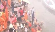 Devotees take holy dip in Ganga river at Varanasi ahead of Ram Mandir inauguration