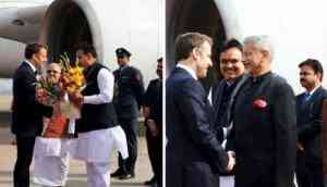 Macron in Jaipur, to hold roadshow with PM Modi