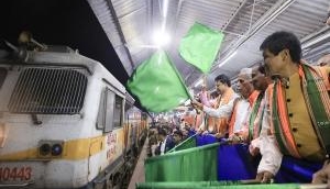 Special 'Aastha' train to Ayodhya flagged off from Tripura