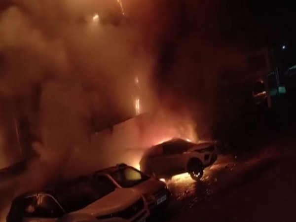 Karnataka: Six cars gutted in fire at showroom in Shivamogga
