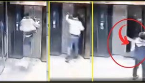 Instant Karma Strikes: Boy Learns a Lesson after Elevator Door Mishap