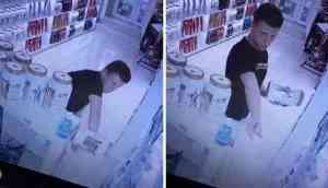 Hilarious Spill Alert: Boy Lives Out His Spiderman Daydream with Falling Jar Moment