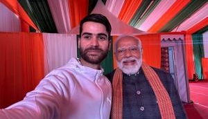 'A memorable selfie with my friend Nazim', tweets PM Modi