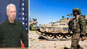 Israel's defence minister in US says lack of Gaza victory could lead to war in North