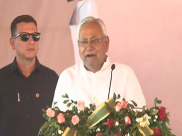 Bihar CM Nitish Kumar at PM Modi's rally in Jamui