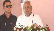 Bihar CM Nitish Kumar at PM Modi's rally in Jamui