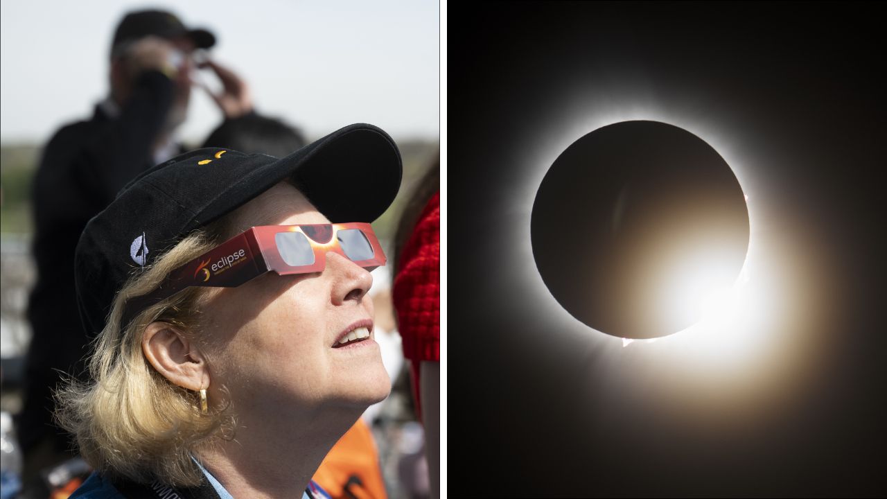 Total solar eclipse seen across Mexico, Canada, US