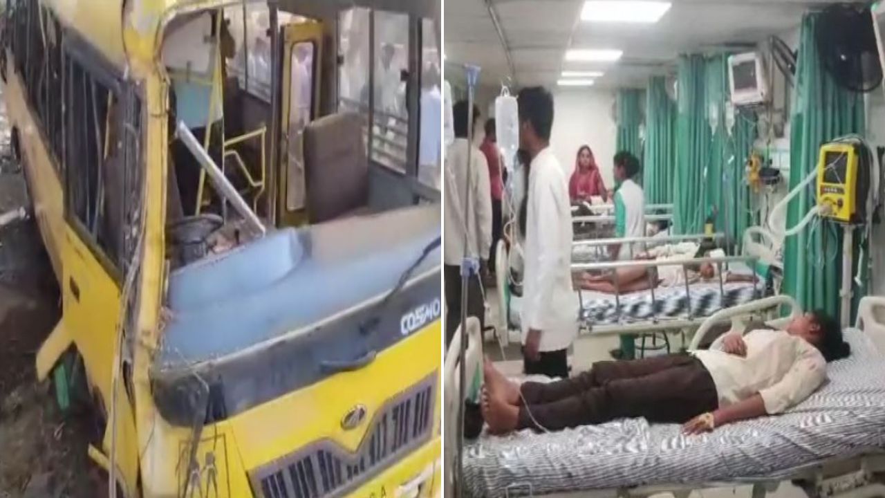 Five children killed, 15 injured as school bus overturns