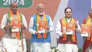 Lok Sabha polls: BJP releases manifesto 'Sankalp Patra' 