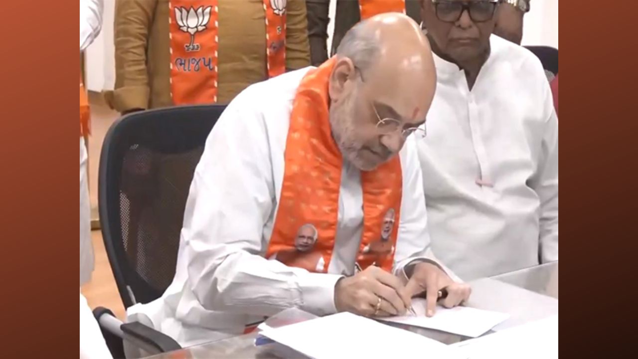 Amit Shah files nomination from Gandhinagar, confident that NDA will cross 400 mark