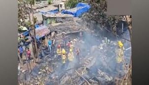 Maharashtra: Fire breaks out in slum area of Navi Mumbai
