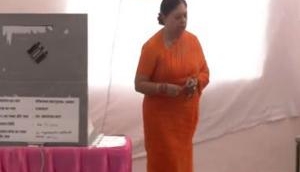 Vasundhara Raje casts her vote in Jhalawar, says PM Modi will win a third term