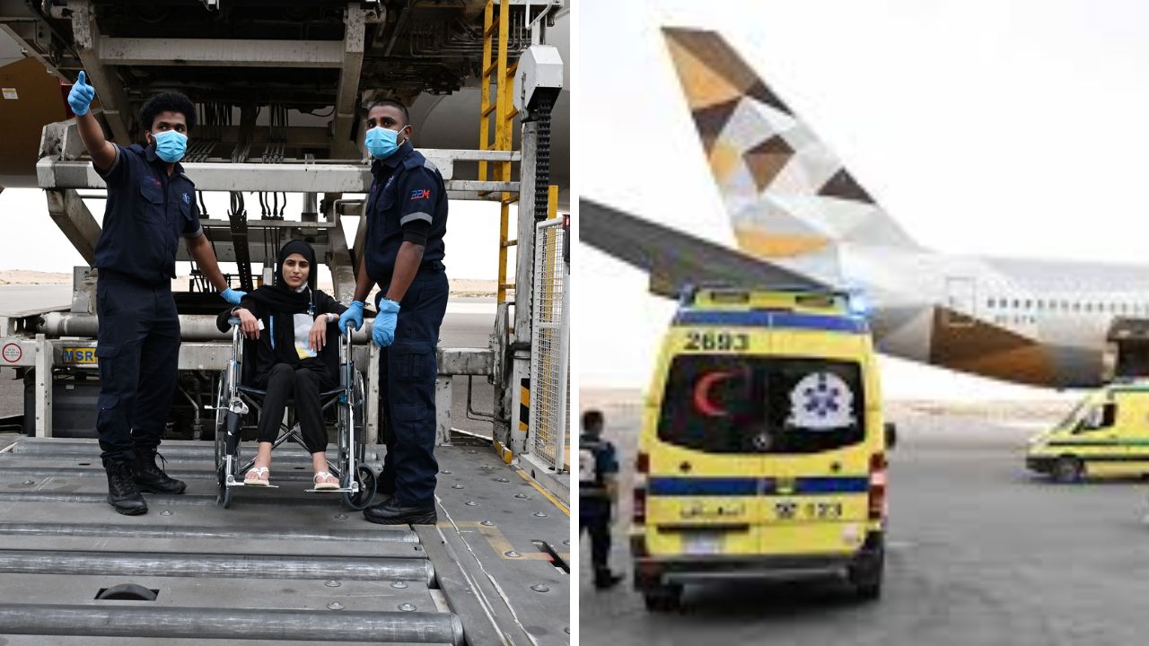 UAE welcomes 16th group of wounded Palestinian children, cancer patients