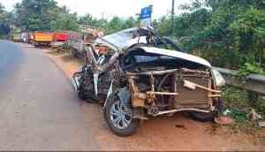 Kerala: Five of a family killed in car-lorry collision in Kannur