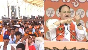 'Congress tries to come to power by hook or by crook': JP Nadda in Telangana