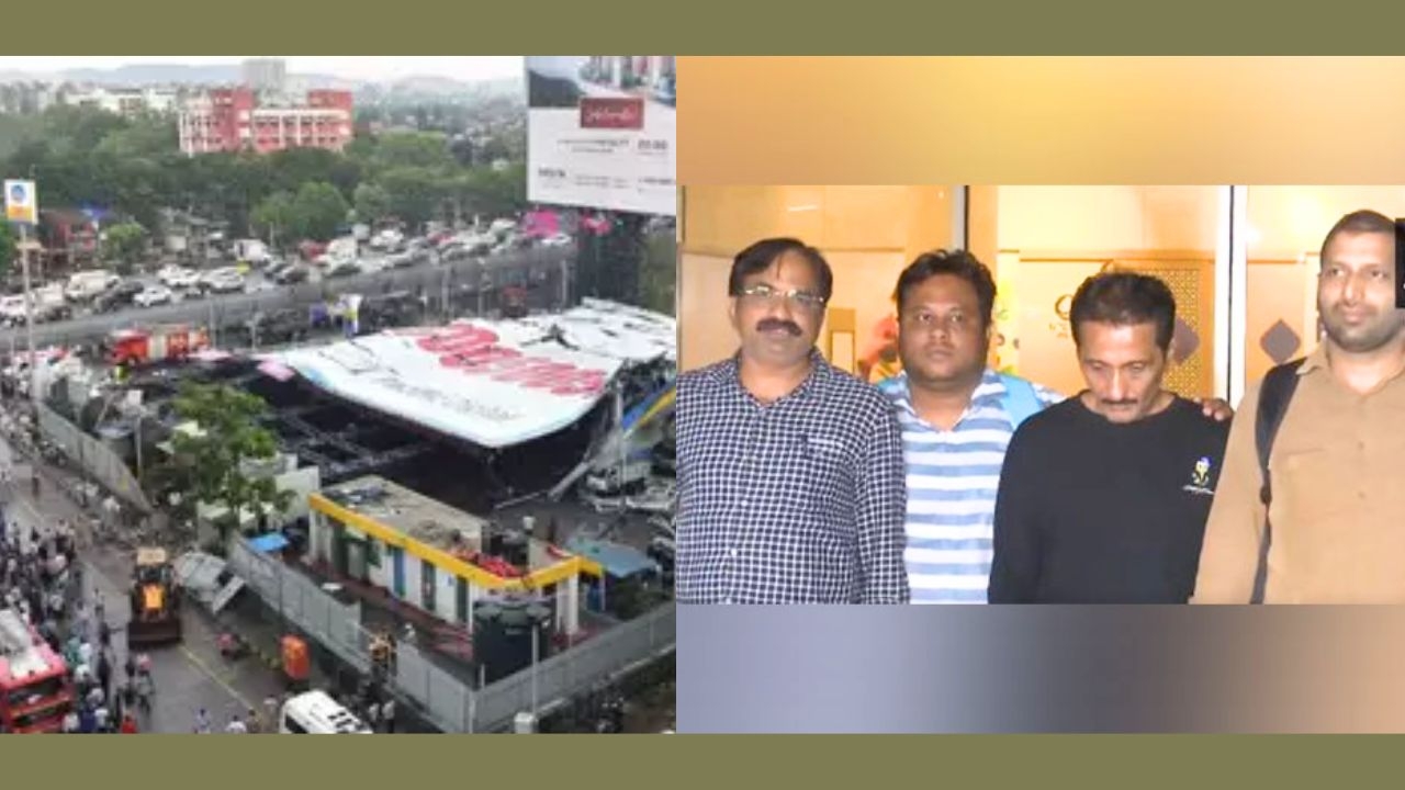 Ghatkopar Billboard Collapse : Arrested accused brought to Mumbai