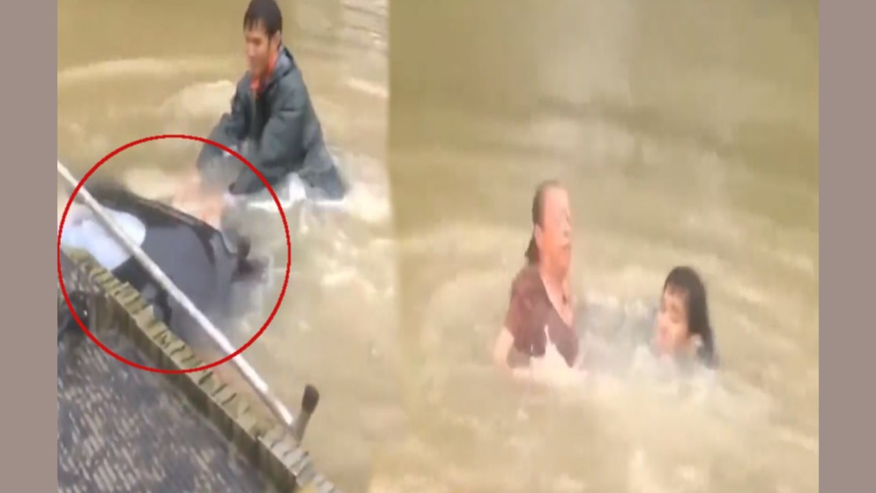 Heart-Stopping Rescue Caught on Camera