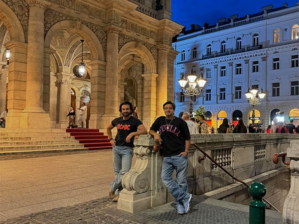 Siddharth Anand shares picture with Saif Ali Khan from Budapest