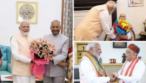 PM Modi meets Ram Nath Kovind, Advani before staking claim as PM for third time