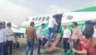 Air Taxi Service Begins, First Flight Arrives with Three Passengers, 7 Singrauli Bound