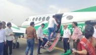 Air Taxi Service Begins, First Flight Arrives with Three Passengers, 7 Singrauli Bound