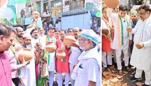 Water Crisis in Delhi: Congress holds 'Matka Phod' protest 