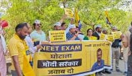 Demand for Re-Conduct of NEET Exam: Aam Aadmi Party Stages Protest