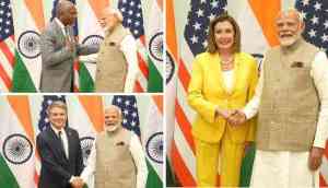 PM Modi meets US Congressional delegation, including former House speaker Nancy Pelosi