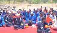 Protest by labourers Enters Second Day in Barmer