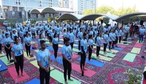 Indian Embassy in Kuwait pays tribute to fire tragedy victims during Yoga Day event