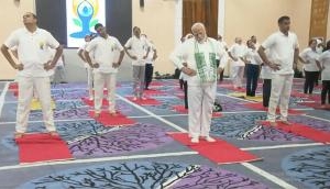 'World seeing new Yoga economy going forward': PM Modi in Srinagar on 10th International Day of Yoga