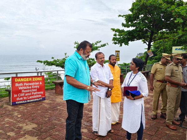 Urgent action will be taken to protect Varkala Cliff: Union Minister Suresh Gopi