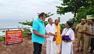 Urgent action will be taken to protect Varkala Cliff: Union Minister Suresh Gopi