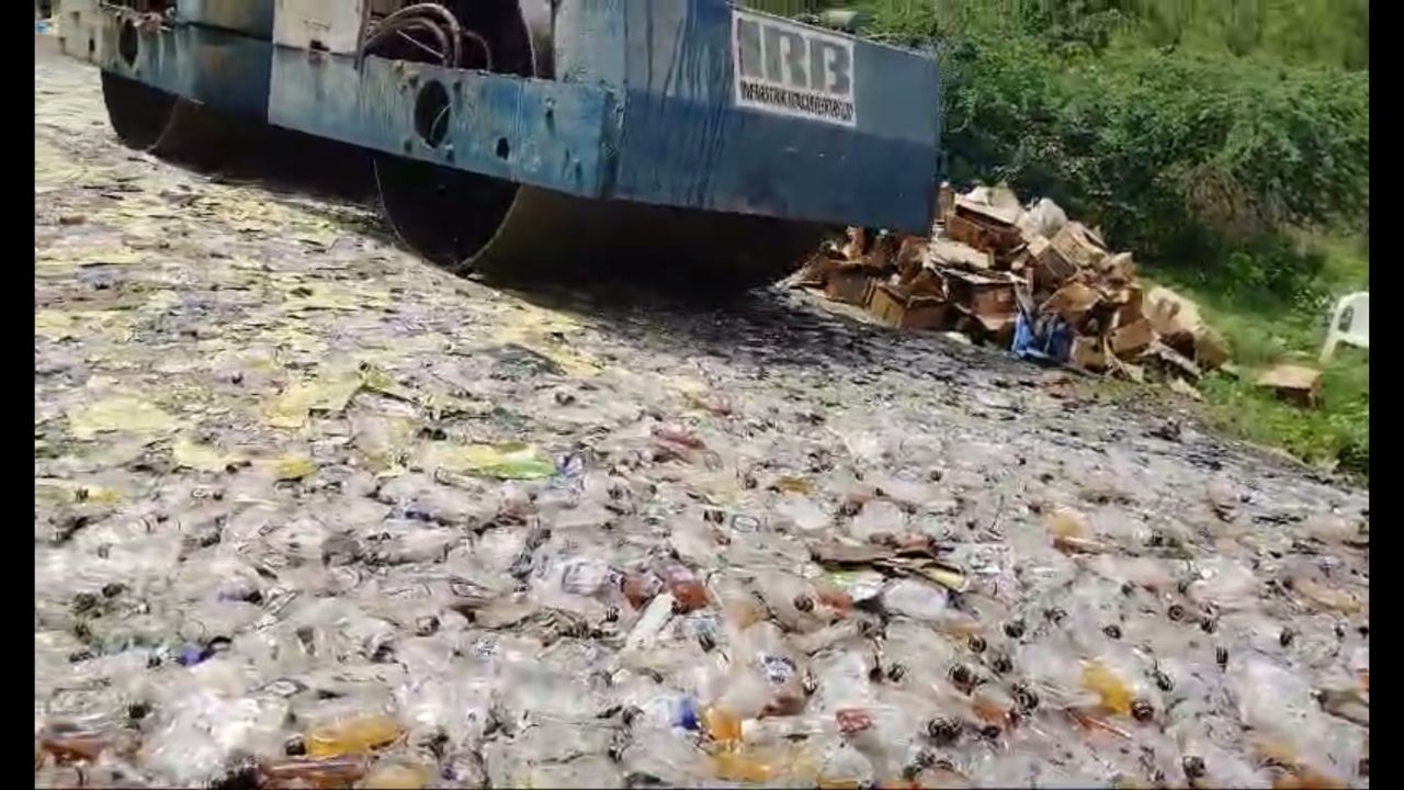 Liquor Worth ₹1.47 Crore Destroyed in Major Anand Operation