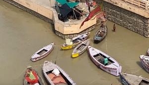 Ganga Water Levels Rise in Varanasi, Small Boats Banned